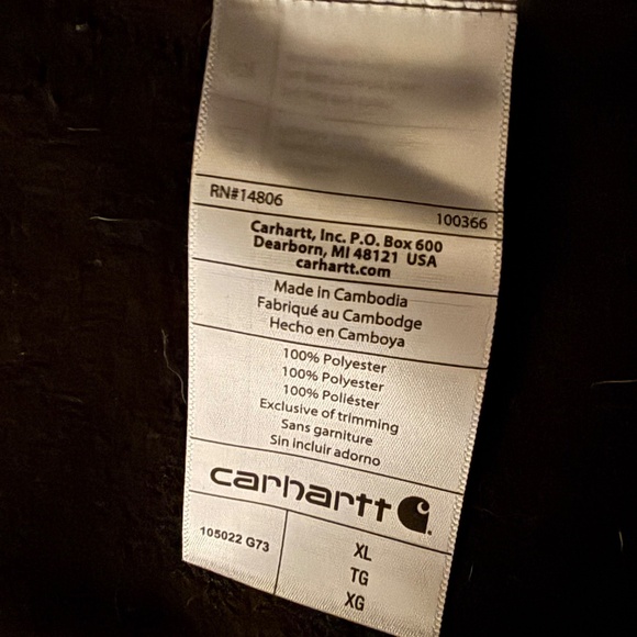 Carhartt Heavy Weight Rain Defender Jacket - Picture 3 of 3